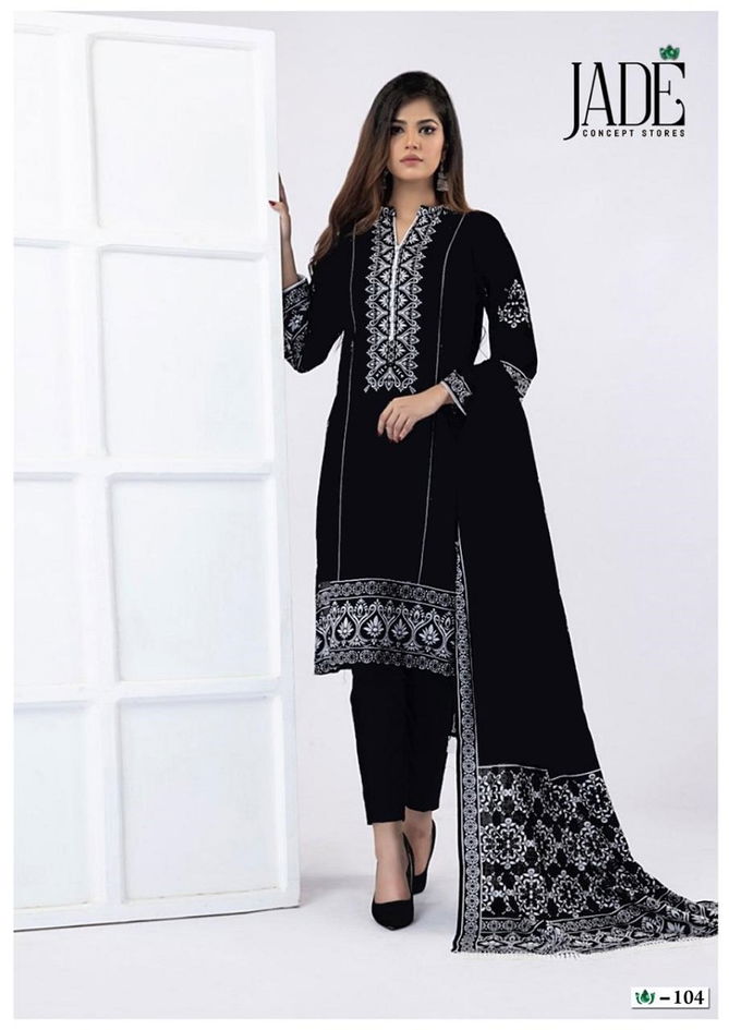 Bin Saeed Black And White By Jade Printed Lawn Cotton Pakistani Dress Material Wholesale Online
